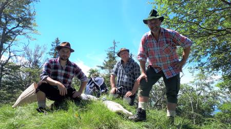 KUD Matije Valjavca Preddvor: Snemanje na Kozjeku in na Zaplati